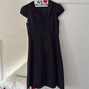 Tahari silk dress with side zipper